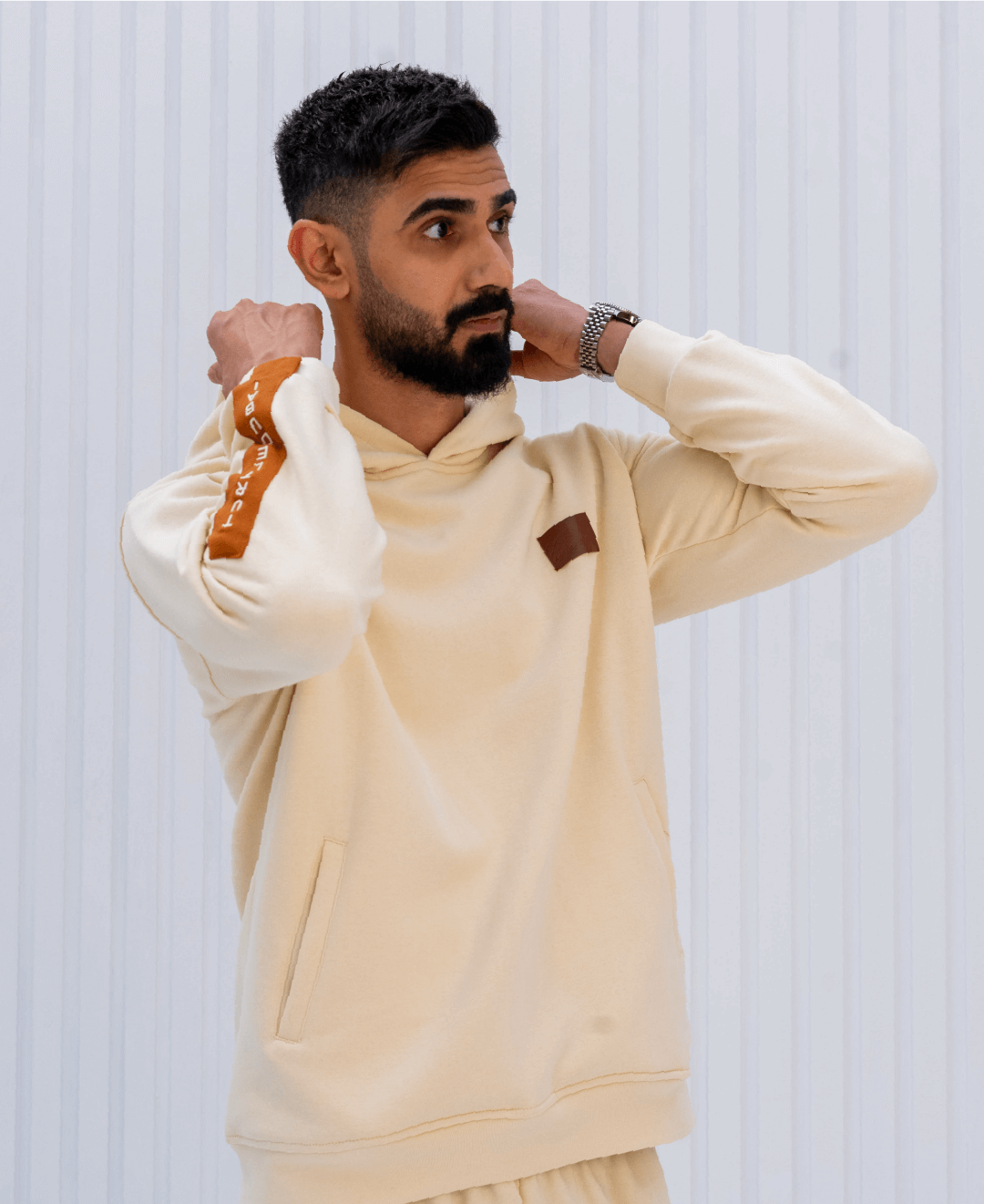 Adults Hoodie - Beige, XXL image